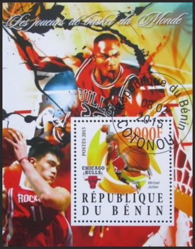 Potov znmka Benin 2015 Basketbal, Michael Jordan Mi# N/N