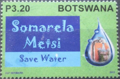 Potov znmka Botswana 2013 eti vodou IB Mi# 968 - zvi obrzok