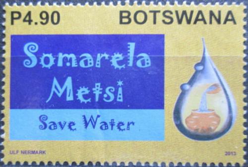 Potov znmka Botswana 2013 eti vodou IIIB Mi# 970