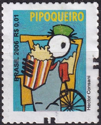 Potov znmka Brazlie 2011 Prodava popcornu Mi# 3462 C