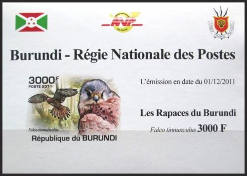 Potov znmka Burundi 2011 Potolka obecn neperf. DELUXE Mi# 2020 B Block