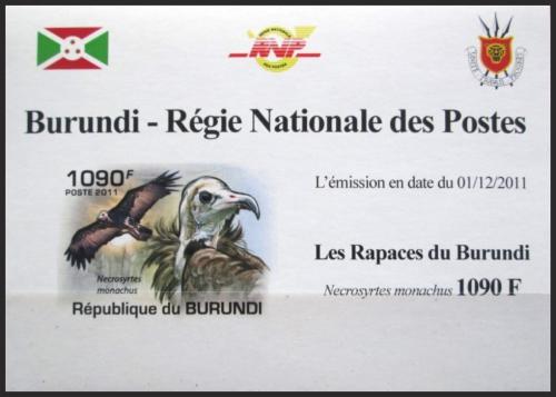 Potov znmka Burundi 2011 Sup kapucn neperf. DELUXE Mi# 2019 B Block