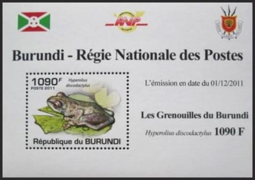 Potov znmka Burundi 2011 ba DELUXE Mi# 2063 Block