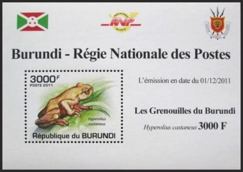Potovn znmka Burundi 2011 ba DELUXE Mi# 2064 Block - zvi obrzok