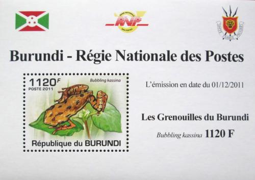 Potovn znmka Burundi 2011 ba DELUXE Mi# 2067 Block
