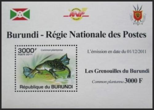 Potovn znmka Burundi 2011 ba DELUXE Mi# 2068 Block