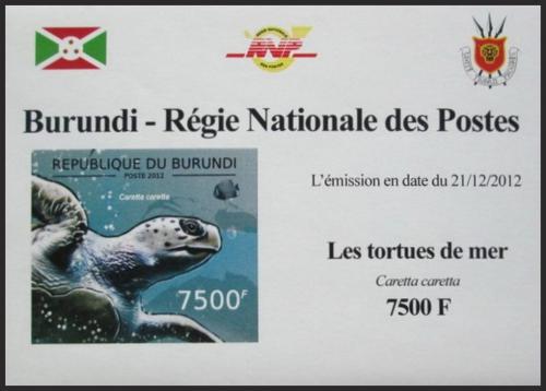 Potov znmka Burundi 2012 Kareta obecn DELUXE Mi# 2792 B Block - zvi obrzok