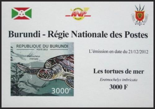 Potov znmka Burundi 2012 Kareta prav DELUXE Mi# 2791 B Block - zvi obrzok