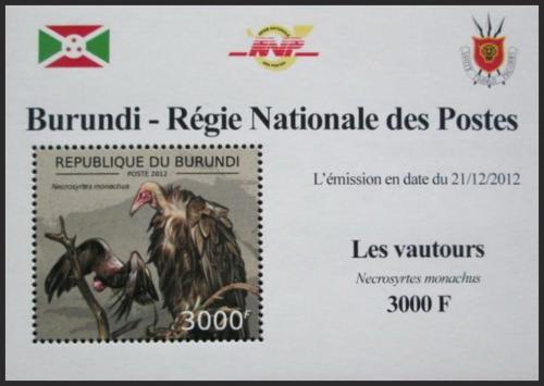 Potov znmka Burundi 2012 Sup kapucn DELUXE Mi# 2800 Block - zvi obrzok
