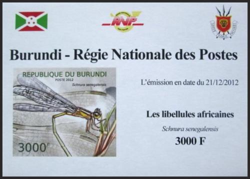 Potov znmka Burundi 2012 Vky neperf. DELUXE Mi# 2776 B Block - zvi obrzok