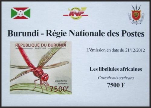 Potov znmka Burundi 2012 Vky neperf. DELUXE Mi# 2777 B Block - zvi obrzok