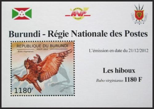 Potov znmka Burundi 2012 Vr virginsk DELUXE Mi# 2808 Block - zvi obrzok