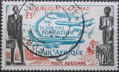 Potov znmka ad 1962 Air Afrique Mi# 87