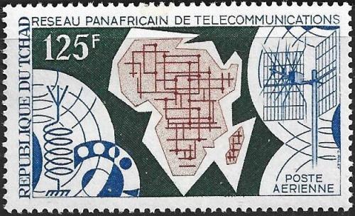 Potov znmka ad 1971 Africk telefonn s Mi# 386