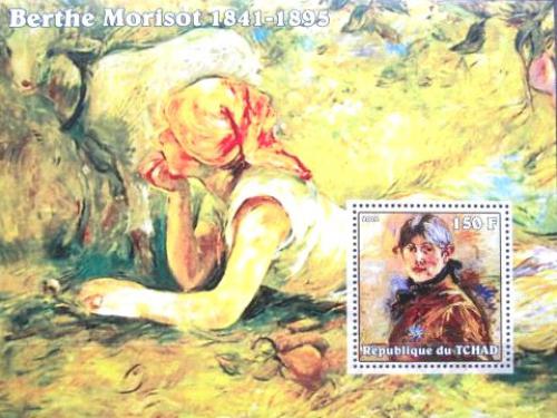 Potov znmka ad 2002 Umenie, Berthe Morisot Mi# Block 339 Kat 6