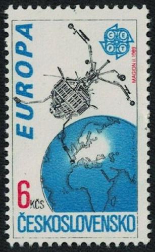 Poštová známka Èeskoslovensko 1991 Európa CEPT, prieskum vesmíru Mi# 3084 Kat 3€