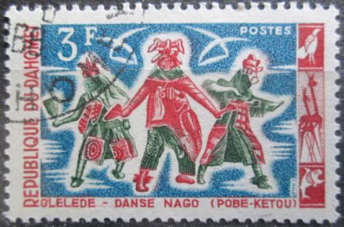 Potov znmka Dahomey 1964 udov tanec Mi# 234