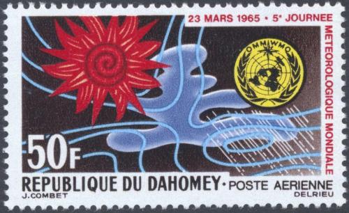 Potov znmka Dahomey 1965 Den meteorologie Mi# 246 - zvi obrzok