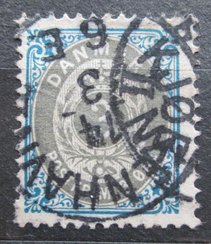 Poštová známka Dánsko 1895 Nominálna hodnota Mi# 22 I Y B b Kat 6€
