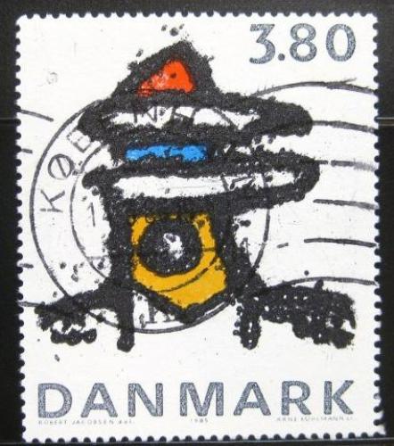 Poštová známka Dánsko 1985 Umenie, Robert Jacobsen Mi# 852