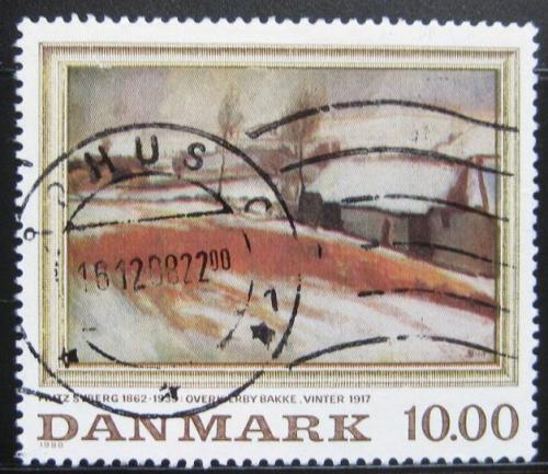 Poštová známka Dánsko 1988 Umenie, F. Syberg Mi# 933