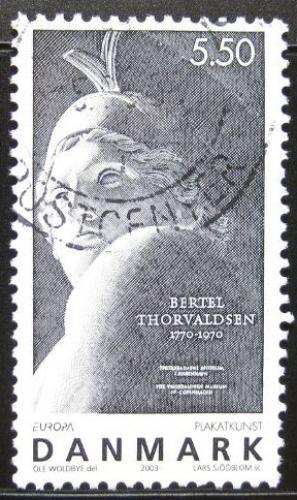 Poštová známka Dánsko 2003 Umenie, Európa CEPT Mi# 1342