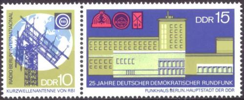 Poštová známka DDR 1970 Nìmecké rádio Mi# 1573-74 Kat 4.50€