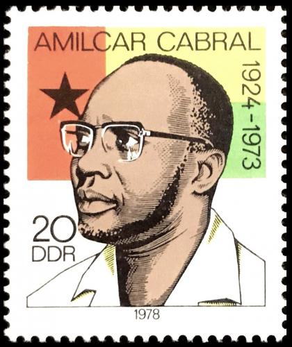 Poštová známka DDR 1978 Amilcar Cabral Mi# 2293