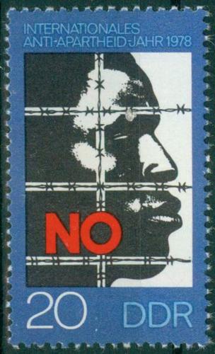 Poštová známka DDR 1978 Boj proti rasismu Mi# 2369