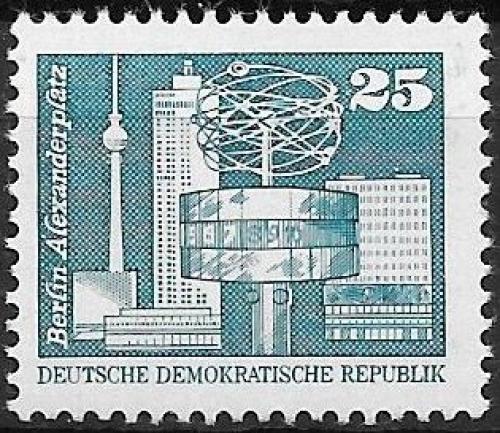 Potov znmka DDR 1980 Vstavba v DDR Mi# 2521