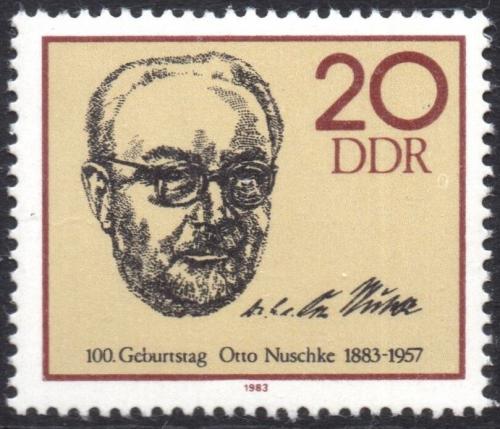 Poštová známka DDR 1983 Otto Nuschke Mi# 2774
