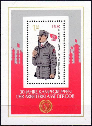 Poštová známka DDR 1983 Pracující tøída Mi# Block 72