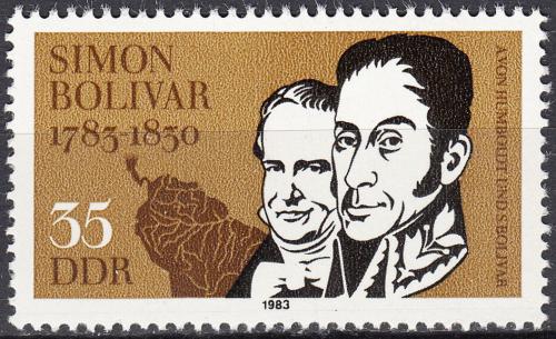 Poštová známka DDR 1983 Simón Bolívar Mi# 2816