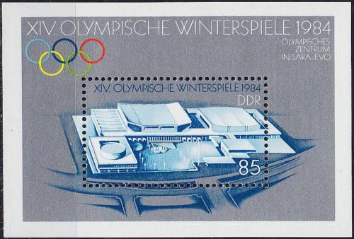 Poštová známka DDR 1983 ZOH Sarajevo Mi# Block 74