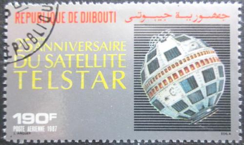 Potov znmka Dibutsko 1987 Satelit Telstar Mi# 498