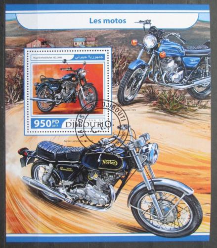 Poštová známka Džibutsko 2017 Motocykle Mi# Block 733 Kat 10€