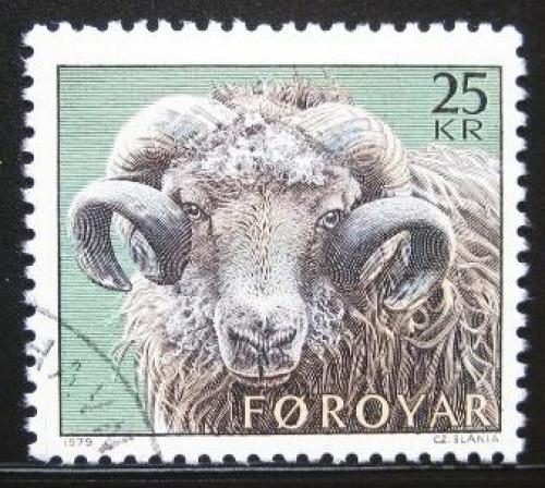 Poštová známka Faerské ostrovy 1979 Beran Mi# 42 Kat 6€