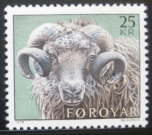 Poštová známka Faerské ostrovy 1979 Beran Mi# 42 Kat 7.50€