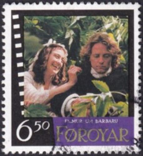 Potov znmka Faersk ostrovy 1997 Film Barbara Mi# 323 