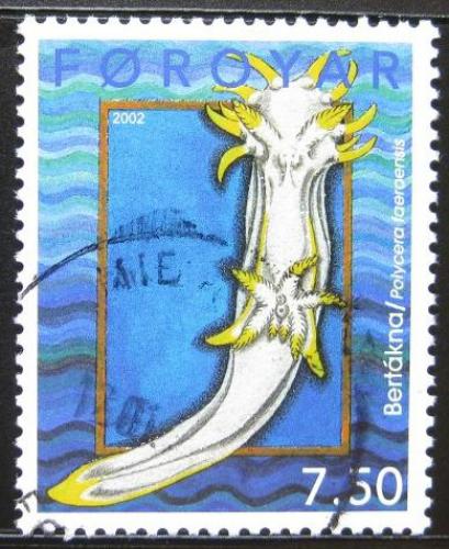 Poštová známka Faerské ostrovy 2002 Mìkkýši Mi# 419