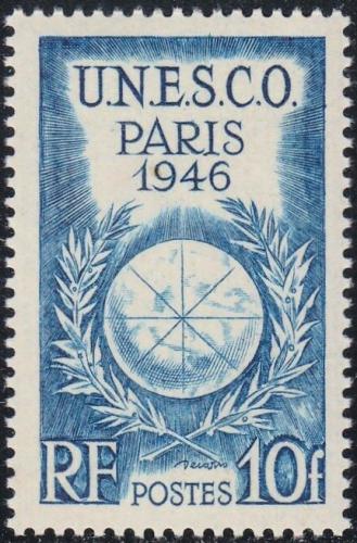 Potov znmka Franczsko 1946 Konference UNESCO Mi# 771