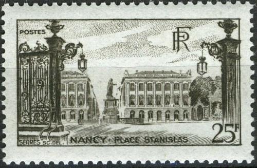 Potov znmka Franczsko 1947 Stanislavovo nmst v Nancy Mi# 761