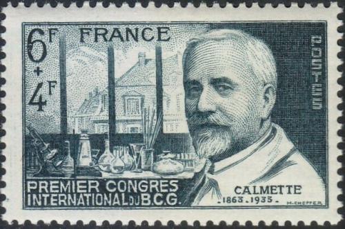 Potov znmka Franczsko 1948 Albert Calmette Mi# 825 - zvi obrzok