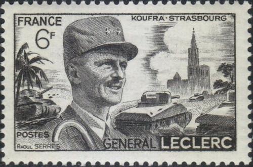 Potov znmka Franczsko 1948 Generl Philippe Leclerc Mi# 826