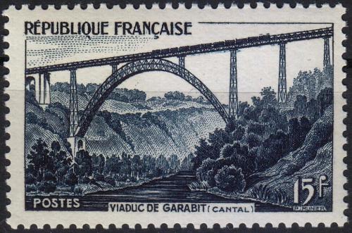 Potov znmka Franczsko 1952 Most Garabit Mi# 946