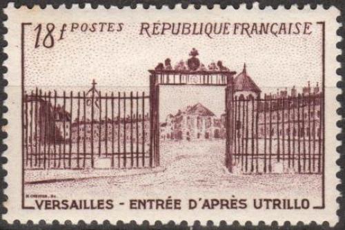 Potov znmka Franczsko 1952 Zmek Versailles Mi# 957 - zvi obrzok