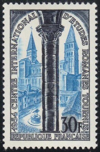 Potovn znmka Francie 1954 Kostel v Tournus Mi# 1012 Kat 5