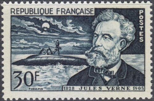 Potov znmka Franczsko 1955 Jules Verne Mi# 1051 Kat 7