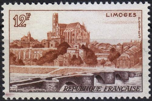 Potov znmka Franczsko 1955 Limoges Mi# 1045