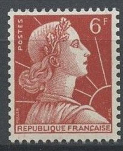 Poštová známka Francúzsko 1955 Marianne Mi# 1062 Kat 3.40€
